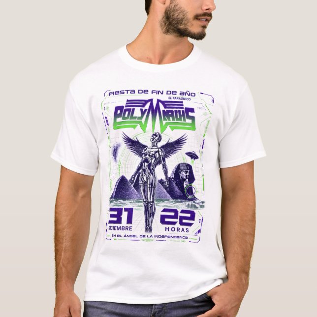 Polymarchs High Energy Retro 80s. T-Shirt (Front)