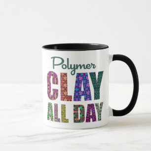 Polymer Clay All Day Mug