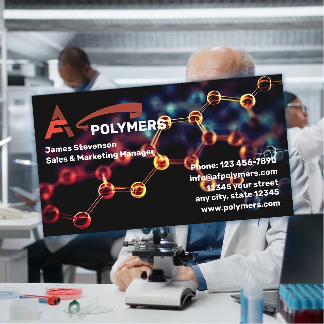 Polymer Company Business Card (Creator Uploaded)