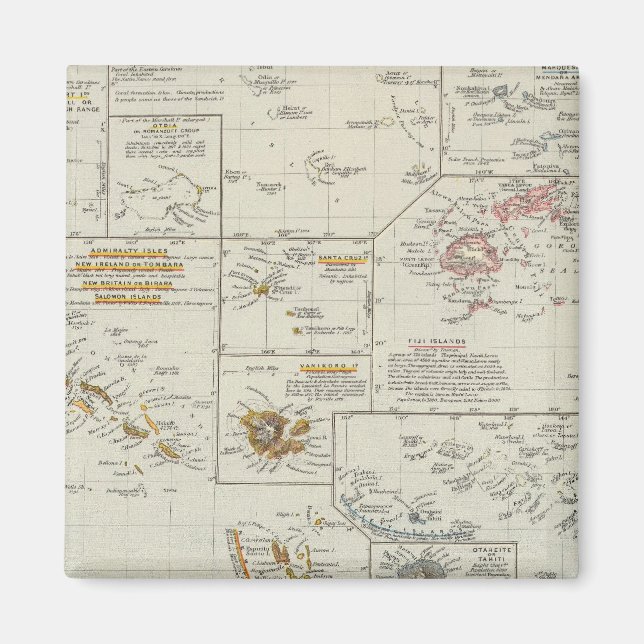 Polynesia, Islands of the Pacific Magnet (Front)