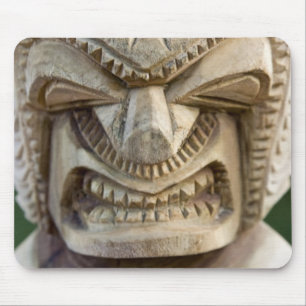 Polynesia, Kingdom of Tonga. Close-up of tiki Mouse Pad