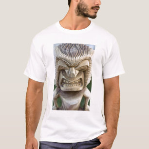 Polynesia, Kingdom of Tonga. Close-up of tiki T-Shirt