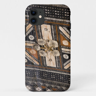 Polynesia, Kingdom of Tonga. Detail of tapa iPhone 11 Case