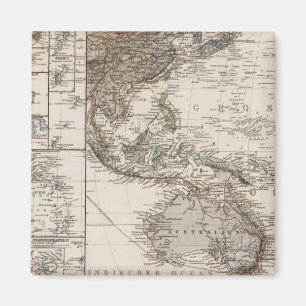 Polynesia Map Magnet