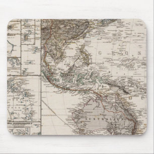 Polynesia Map Mouse Pad