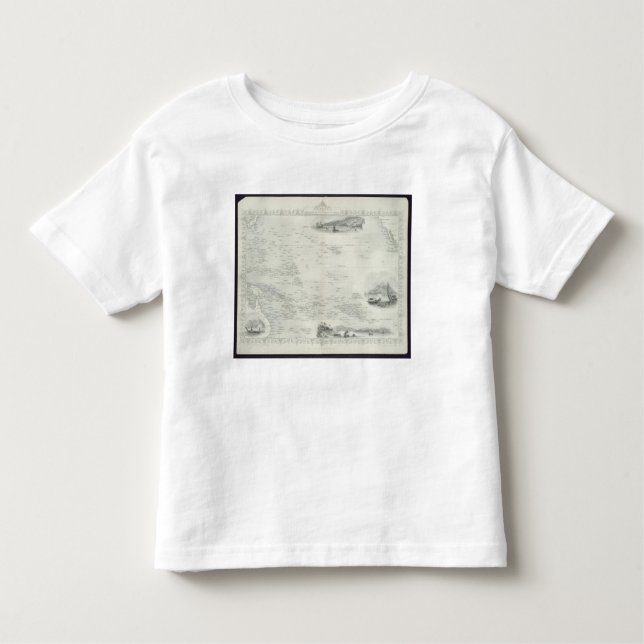 Polynesia or Islands in the Pacific Ocean, from a Toddler T-Shirt (Front)