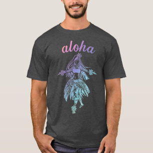 Polynesian Aloha Tribal Hula Dancer Shirt  Hawaiia