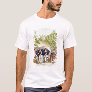 Polynesian Dancing Girls, engraved by A. Bernati ( T-Shirt