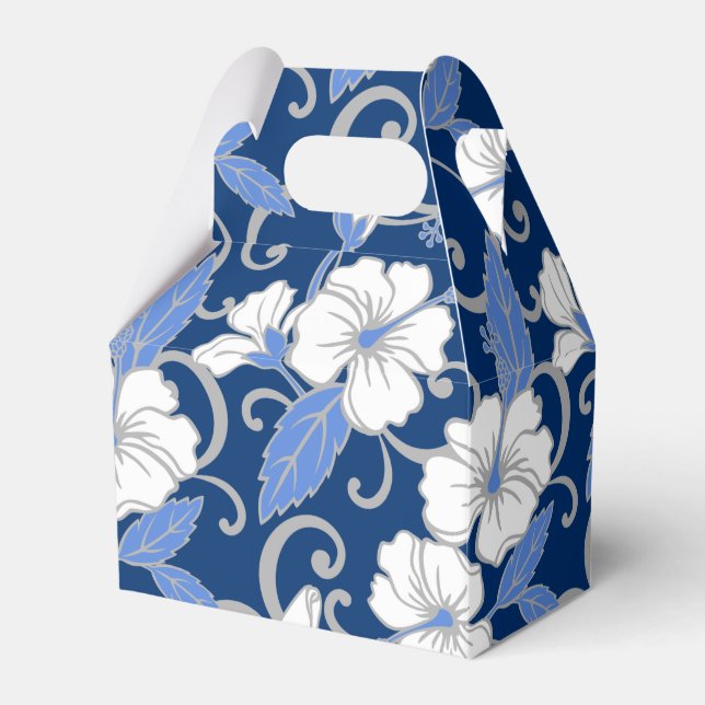POLYNESIAN DREAM (BLUE) FAVOUR BOX (Front Side)