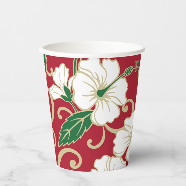 POLYNESIAN DREAM (CHRISTMAS) PAPER CUPS (Front)