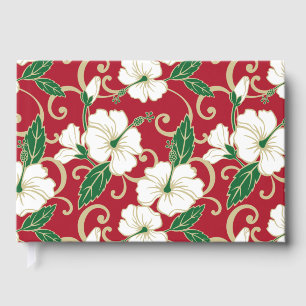 POLYNESIAN DREAM IN PATTERN BLACK GUEST BOOK