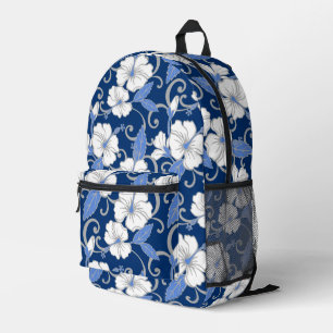POLYNESIAN DREAM PATTERN IN BLUE PRINTED BACKPACK