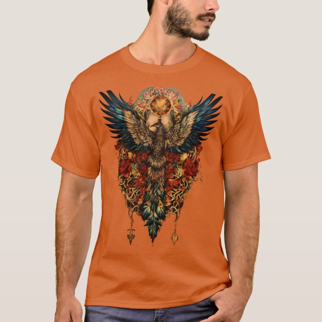 Polynesian Dreamcatcher Tattoo Art Tee (Front)