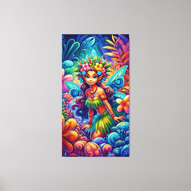 Polynesian Fairy Canvas Print (Front)