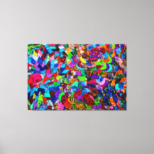 POLYNESIAN PATTERNS 32x48 Canvas Print