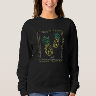 Polynesian Pineapple Tribal Tattoo Pineapple Sweatshirt