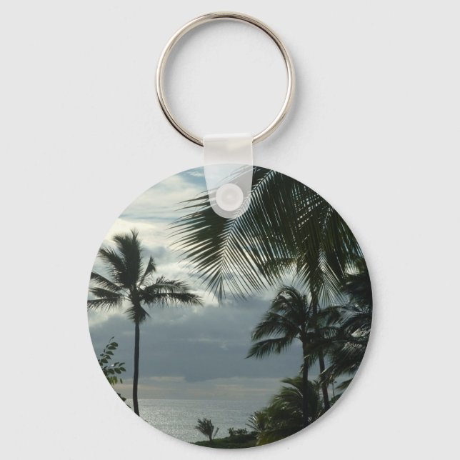 Polynesian Sunset Key Ring (Front)