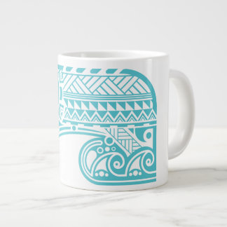 Polynesian / Tiki / Tribal Surf Wave mug