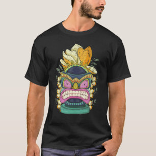 Polynesian Totem Tiki Mask Statue Hawaii Luau Part T-Shirt