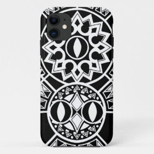 Polynesian tribal sun tattoo Case-Mate iPhone case