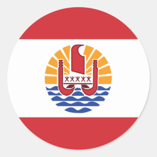 Polynésie / Polynesia Classic Round Sticker