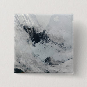 Polynya (open water) in the Beaufort Sea 15 Cm Square Badge