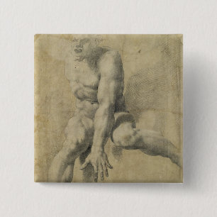 Polyphemus 15 Cm Square Badge