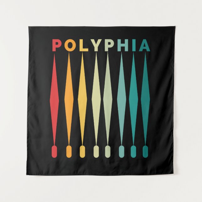 Polyphia Band Retro  Tapestry (Front)