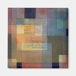 Polyphonic Architecture (1930) painting Paul Klee Magnet