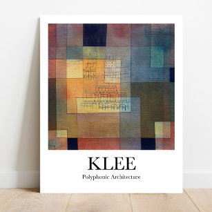 Polyphonic Architecture by Paul Klee Poster