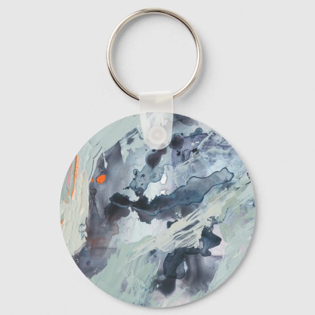 Polyphonic Sea - Blue Key Ring (Front)
