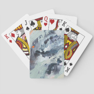 Polyphonic Sea - Blue Playing Cards