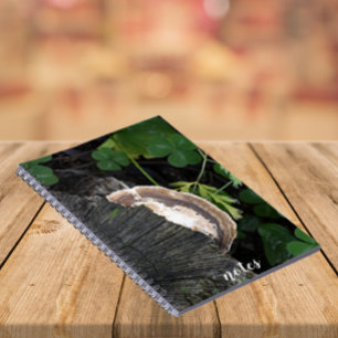 Polypore Fungus on Tree Stump Notebook