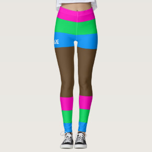 Polysexual Pride Faux Shorts & Legs  Leggings