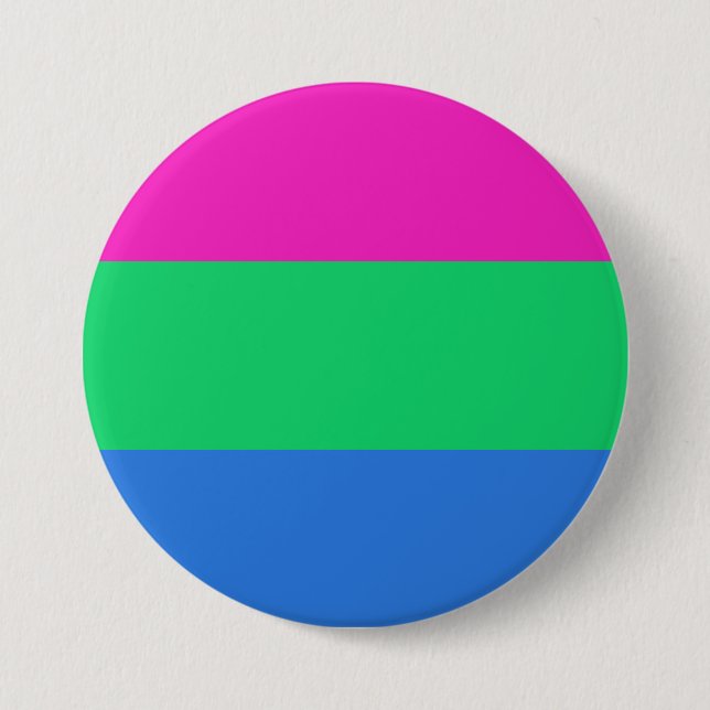 Polysexual Pride Flag 7.5 Cm Round Badge (Front)