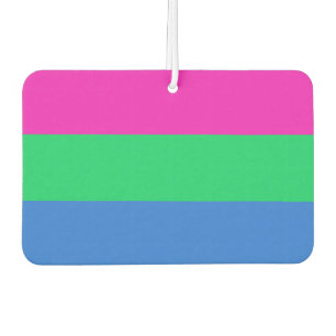 Polysexual Pride Flag Car Air Freshener