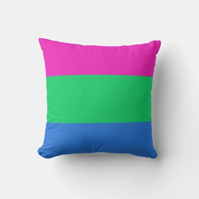 Polysexual Pride Flag Cushion (Front)