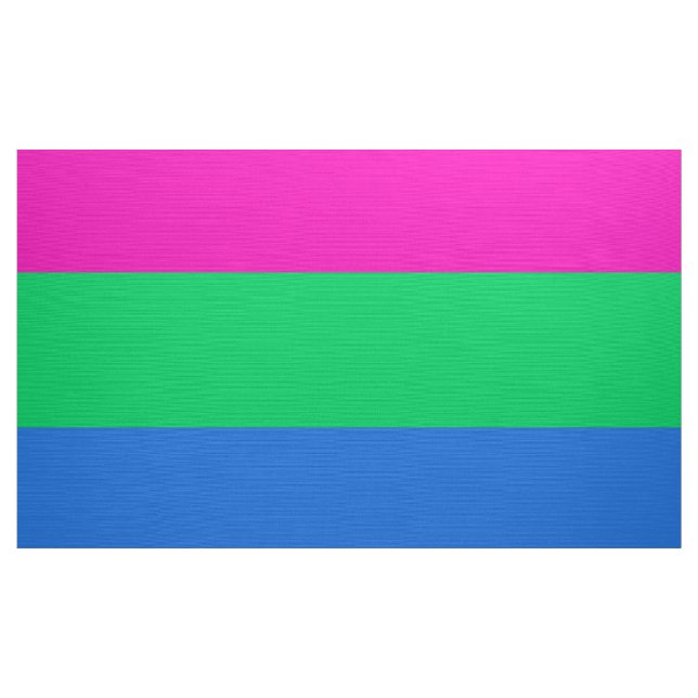 Polysexual Pride Flag Fabric (Yard)