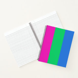 Polysexual Pride Flag Notebook