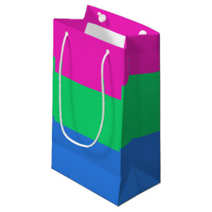 Polysexual Pride Flag Small Gift Bag