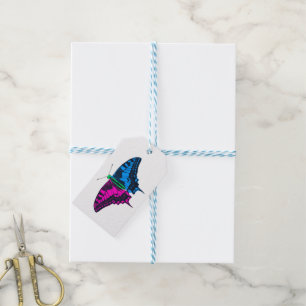 Polysexual Pride Flag Swallowtail Butterfly Gift Tags