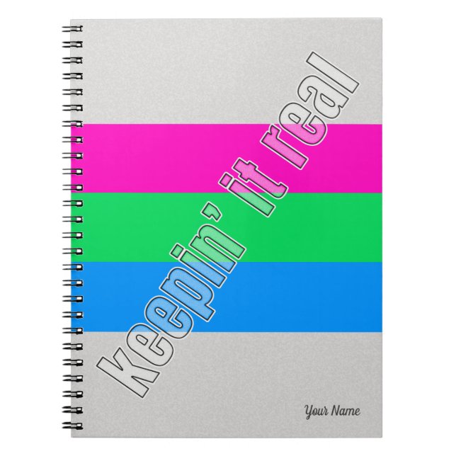Polysexual Pride  Notebook (Front)