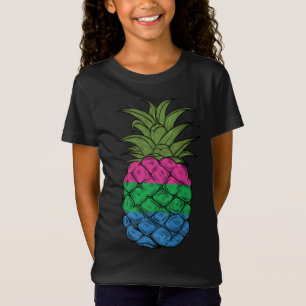 Polysexual Pride Pineapple Poly Pride Pineapple Fr T-Shirt