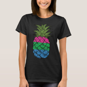 Polysexual Pride Pineapple Poly Pride Pineapple Fr T-Shirt