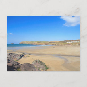 Polzeath in Cornwall Postcard