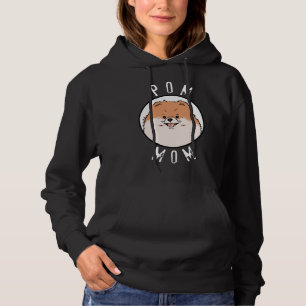 Pom Mom Pomeranian Mom Pomeranian Lover Hoodie
