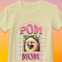 Pom Mum Dog Mama Shirt Gift for Pomeranian Owner