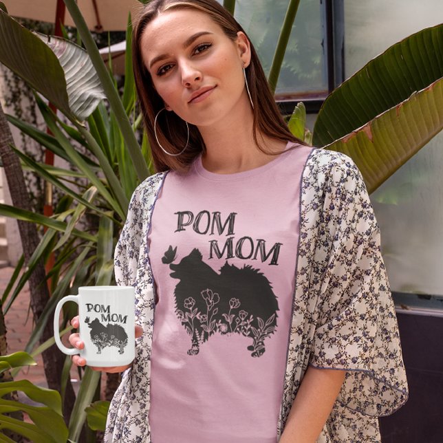 Pom Mum Pomeranian Dog-Lover T-Shirt (Creator Uploaded)