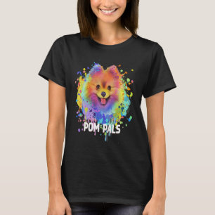 Pom Pals Pomeranian Humor Pom Pom Dog Mom Dog Dad T-Shirt