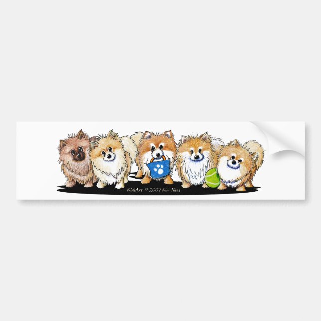 POM Parade Bumper Sticker (Front)